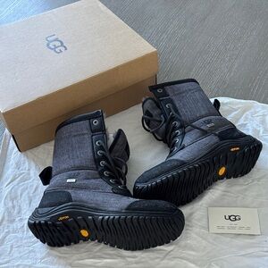 UGG Charcoal and Black Winter Boots